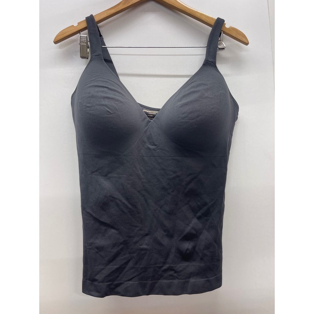 Shapermint Essentials Black Scoop Neck Camisole Built-in Bra 2XL 2TG 0691012